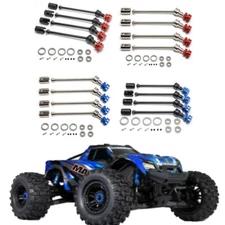 For 1/10 Traxxas MAXX Wide Maxx RC Steel Extended Drive Shaft CVD Axle Combiner
