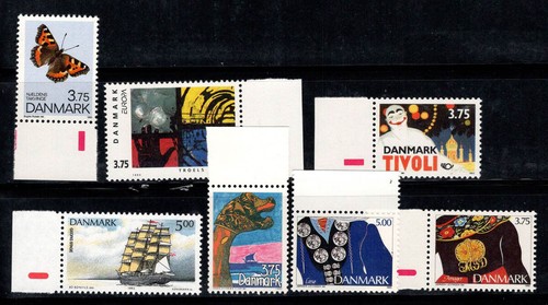 Dänemark 1993 postfrisch ** 100% Archäologie, Schmetterling, Schiff, Trachten