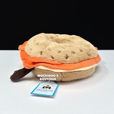 Amuseable Bagel ベーグル  ジェリーキャット NEW Jellycat Amuseable BAGEL.. - YouTube