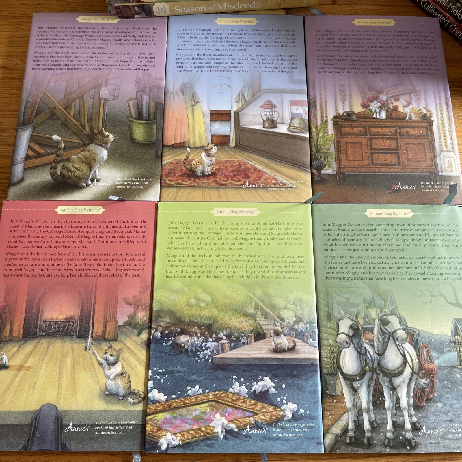 Antique Shop Mysteries Book Lot Of 12 Hardcover Clean Adult Owned