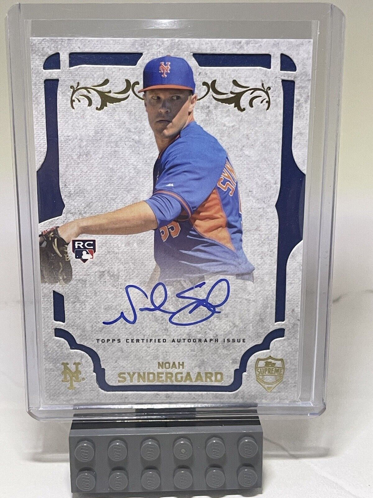 2015 Topps Supreme Noah Syndergaard RC Rookie Auto #SA-NS New York Mets
