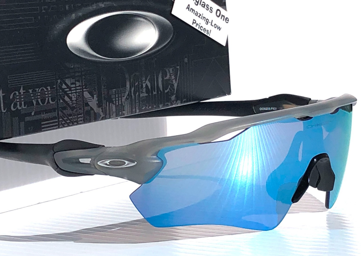 Oakley RADAR EV PATH Matte Grey Ink POLARIZED PRIZM Deep Water