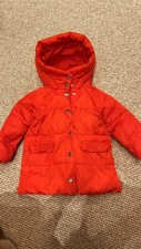 Jacadi Kids Red Parka Puffa Jacket Size 3years