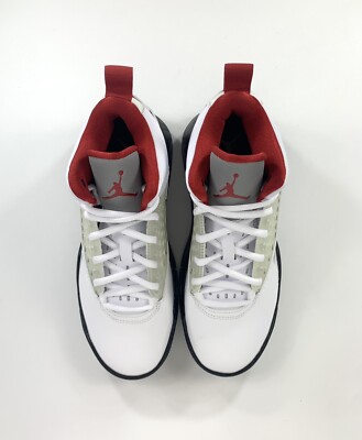 Nike Air Jordan Maxin 200 White Black Red CD6123-101 Size 5.5Y