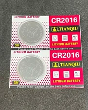 2 Pack CR2016 2016 Tianqiu Lithium 3v Battery USA Free SHIP FRESH 2025