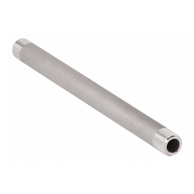 Midland Metal 48-094 48094 Stainless Steel 3/4  X 10  MNPT SCH 40 Nipple Fitting
