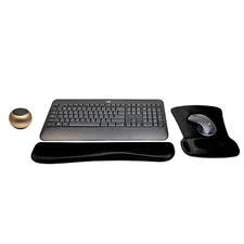 New Logitech MK540 Advanced Keyboard/Mouse Set + Mini Speaker, Wrist/Mouse Pads