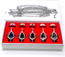 Puella Magi Madoka Magica Necklaces Rings Set Fashion Jewelry Pendant Collection