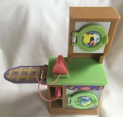 Fisher Price Loving Family Dollhouse Laundry Center Washer Dryer Detergent  Iron