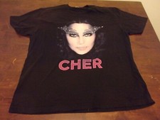 Cher used mens xxl Next level t shirt rock concert 2022 dressed to kill