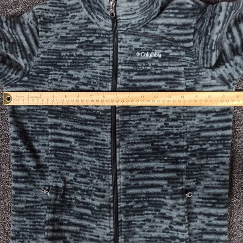 Columbia Jacket Girls Large 14/16 Gray Full Zip Mock Neck Outdoor Hiking Casual - Picture 4 of 12