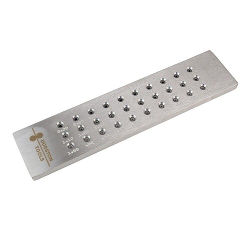 Durston Square Draw Plate Tungsten Carbide Drawplate 0.5 – 3mm