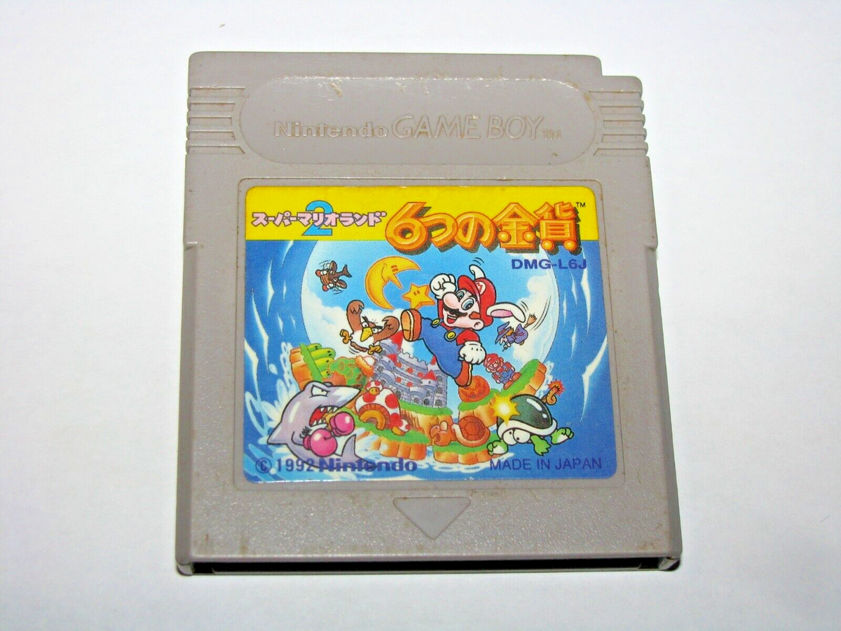 Super Mario Land 2 Six Golden Coins Game Boy GB Japan import US