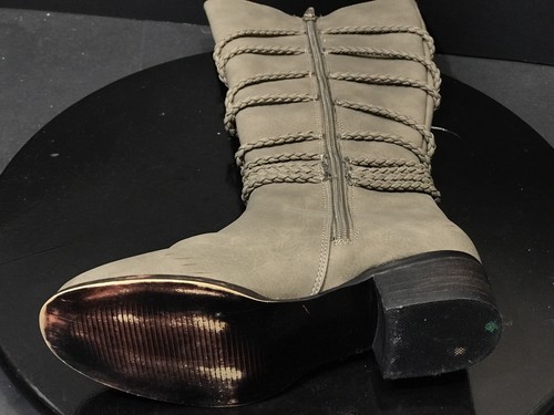 Stivali alla moda Steve Madden bambina JCHALLY tortora bambino taglia US 2 M - Foto 10 di 10