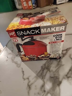 Just Pop It! Snackmaker. As Seen on TV! The Fun and Easy Way to Make Snacks.