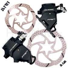 TRP HY/RD Flat Mount Front Rear 160/140mm Disc Brake Set Rotors fit CX/Road Bike