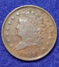Photo of a 1835-P Half Cent from an eBay listing that sold on Jul 16, 2026