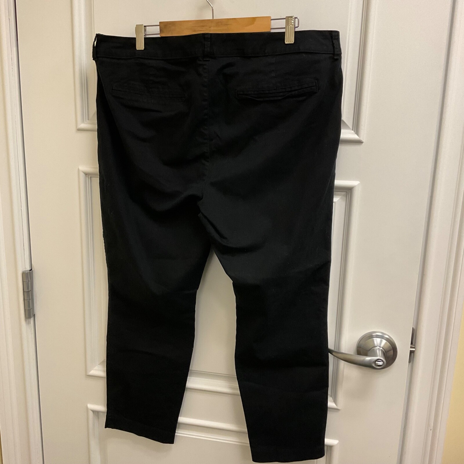 Old Navy Pixie Pants Black Khakis Womens' Sz 18R Pockets Stretch eBay