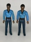 2 1980 Vintage Star Wars Lando Calrissian Bespin Action Figures Variant