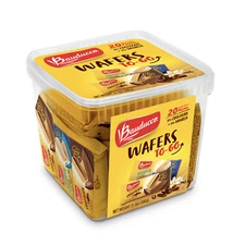 Bauducco Chocolate & Vanilla Wafer Cookies - Convenient Single Serve Wafer Cooki