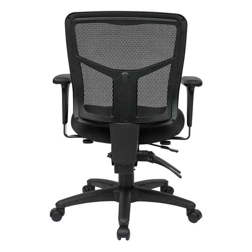 26.5 in. Width Big and Tall Black Fabric Task Chair with Swivel Seat - Picture 4 of 5