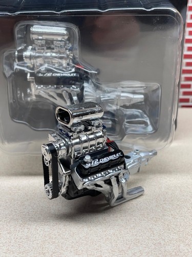 1/18 ACME 572 CHEVY BLOWN ENGINE WITH TRANSMISSION A1807216E DETROIT DIECAST EX - Picture 7 of 14