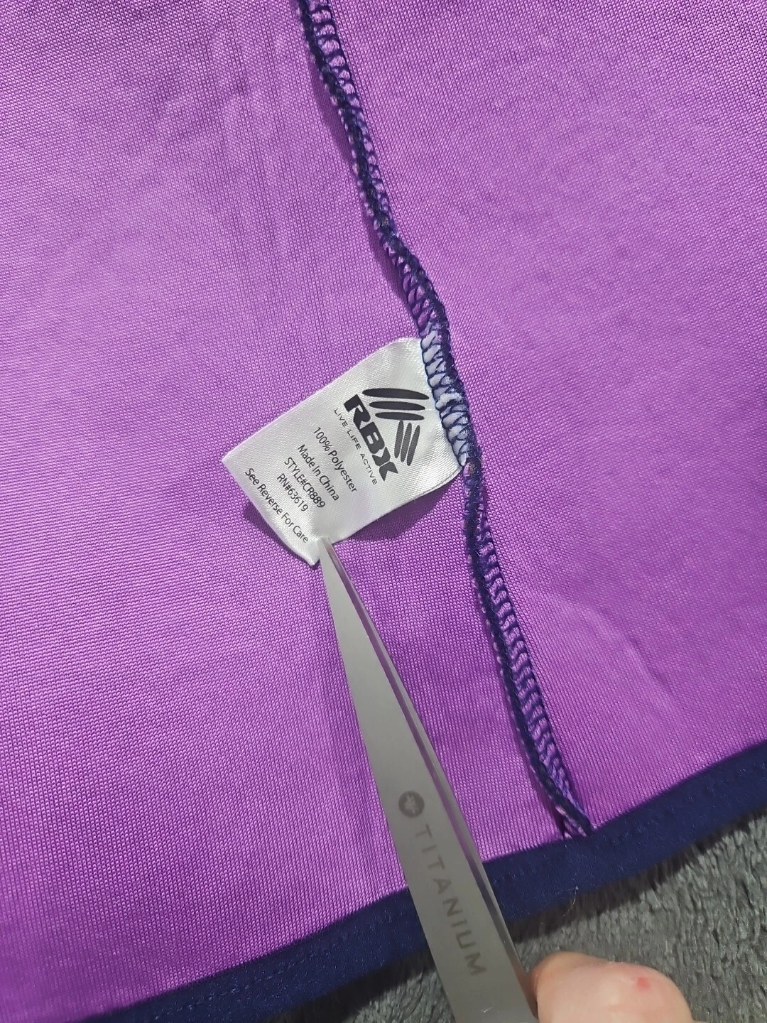 VETEMENTS Giacca con cappuccio RBX Athletic Performance donna blu navy leggera full zip med