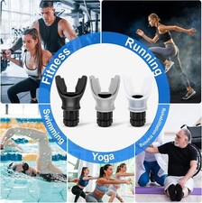 3 PCS Portable Breathing Trainer with Adjustable Resistance