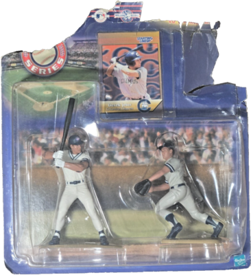 #ad #ad Hasbro 1999 Starting Lineup Derek Jeter Minors to Majors Baseball Figures amp; Card $9.98