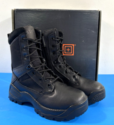 6 R NIB 5.11 TACTICAL WOMEN'S 12403ABR ATAC 2.0 8'' SIDE ZIP BOOTS BLACK