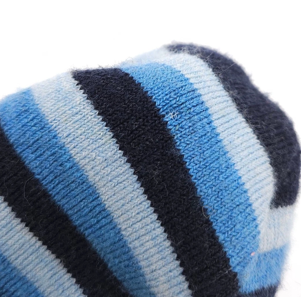 smartwool infant baby beanie hat merino wool winter snow ski cap striped 