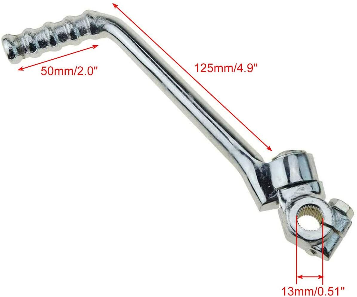 Démarreur Pit Bike Levier Démarrage Moto Pit Bike - Kick Start Acier Inoxydable Pour SSR SDG 70cc 125cc Accessoire Moto Démarreur Pit Bike Levier Démarrage Moto Pit Bike - Kick Start Acier Inoxydable Pour SSR SDG 70cc 125cc Accessoire Moto