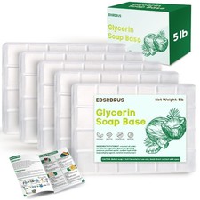 5lb Glycerin Soap Base - Unscented Melt and Pour Soap Base for DIY Crafting, ...