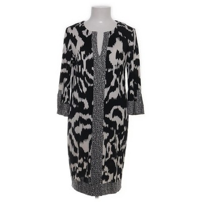 Diane von Furstenberg, Kleid, Größe: 40, Schwarz/Weiß, Leopard, Damen #5x0
