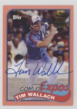 2017 Topps Archives Fan Favorite 1989 Peach 65/150 Tim Wallach #FFA-TWA Auto 2oe