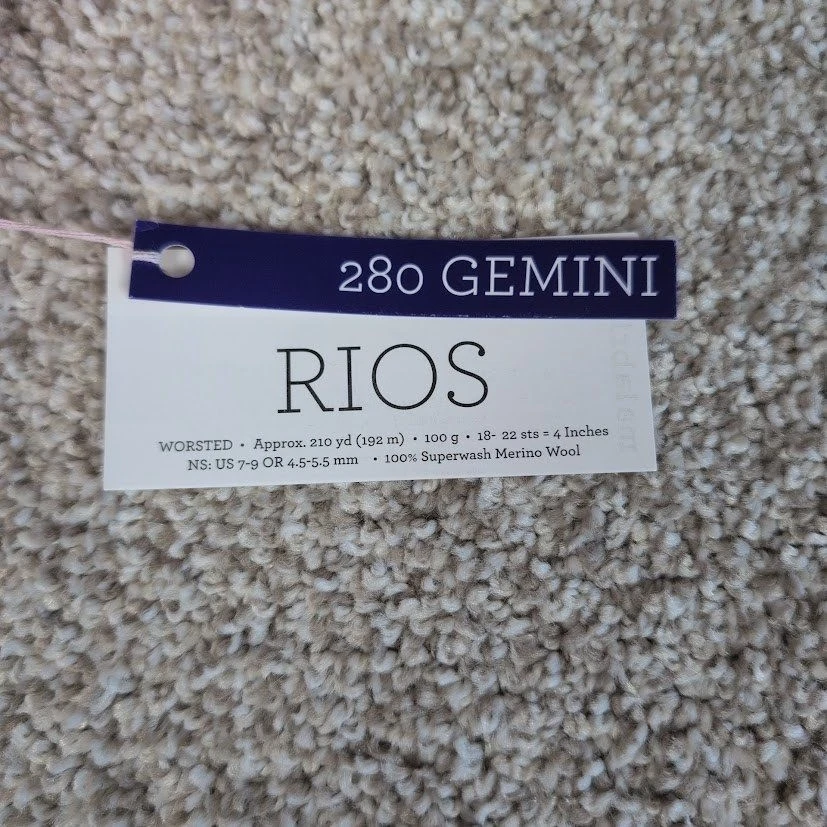 Hilo Malabrigo Ríos Worsted 280 Géminis Rosa Naranja Sin Tinte Lote Tejer Crochet Foto 2 de 4