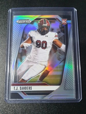 TJ Sanders - Prizm Draft Picks 2025 - Buffalo Bills, South Carolina - Prizm - RC