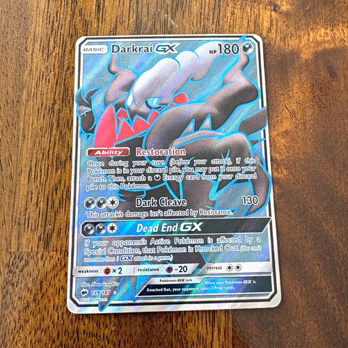 Darkrai GX 139/147 Ultra Rare Full Art Holo SM Burning Shadows ENG