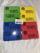 Magnetic Dry Erase Erasers, 8 Pack Whiteboard Erasers, Dry Erase Board Owlkela