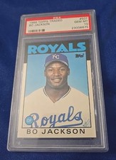 1986 Topps Traded #50T Bo Jackson PSA 10