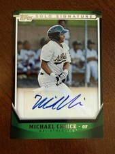 2011 Topps Solo Signature #SSA-MC Michael Choice Auto A's Rangers