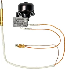 MCAMPAS Propane Heater Safety Kit with Thermocouple & Tilt Black Golden 