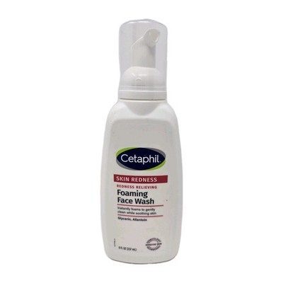 CETAPHIL Redness Relieving Foaming Face Wash For Sensitive Skin , 8 Fl Oz ,