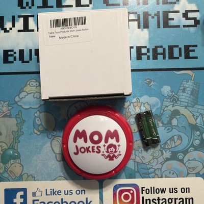 Talkie Toys Products Mom Jokes Button
