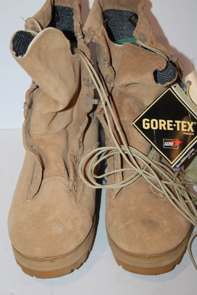 Botas de Combate Belleville Ejército 9.5R Tostadas GORE-TEX Clima Templado Vibram EE. UU. Foto 4 de 4
