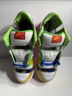 Nike Dunk Low SB eBay Sandy Bodecker White Red Yellow FD8777-100 size 9