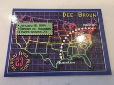 1993 Topps Stadium Club Dee Brown Frequent Flyer Points 23
