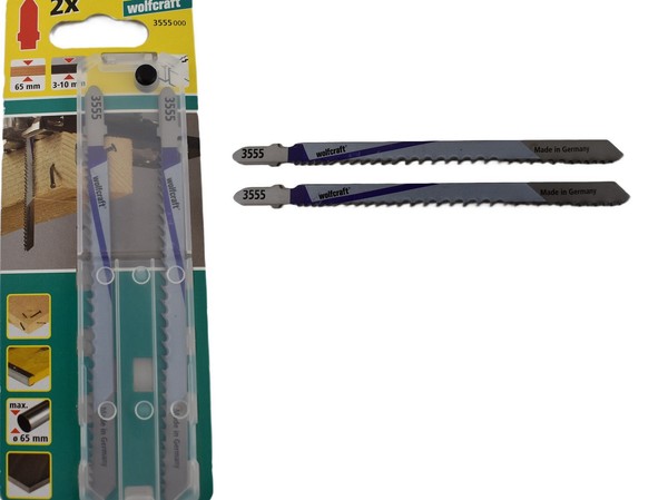 Wolfcraft StichsäGebläTter T- Schaft Bim Holz Metall Inox Stahlblech 10 StüCk-image