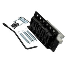 Musiclily 10.5Mm Tremolo Bridge Unit For Stratocaster Electric Guitars, Black