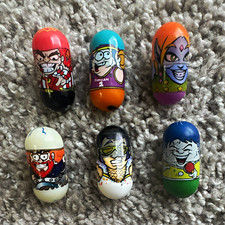 Mighty Beanz Slam Bean Character Capsules Lot of 6 2003 Ages 4-7 8-11